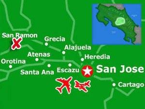 San Ramon Costa Rica Map - Draw A Topographic Map