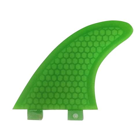 Surfboard Fins G G G Green Color Fiberglass Grandado