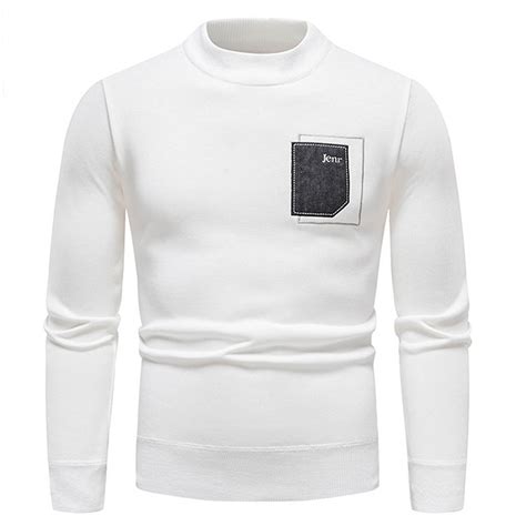 Yunafft Mens Sweaters Clearance Winter New Cashmere Warm Pullover Solid Color Knitwear Fashion