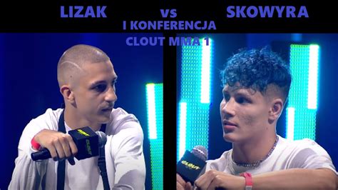 LIZAK Vs DOMINIK SKOWYRA CLOUT MMA 1 I KONFERENCJA YouTube