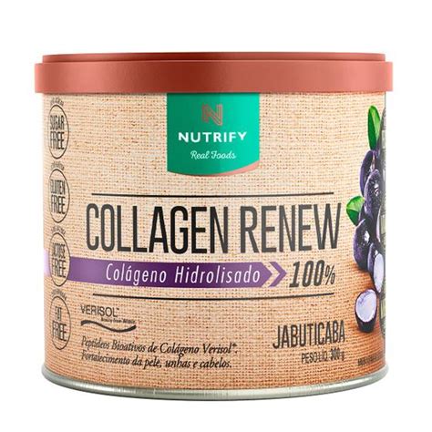 Collagen Renew Jabuticaba Col Geno Verisol Hidrolisado G Nutrify