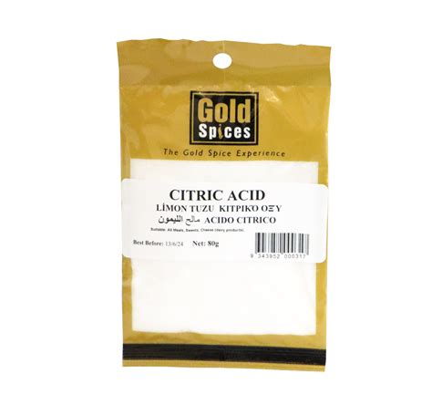 Citric Acid — Gold Spices