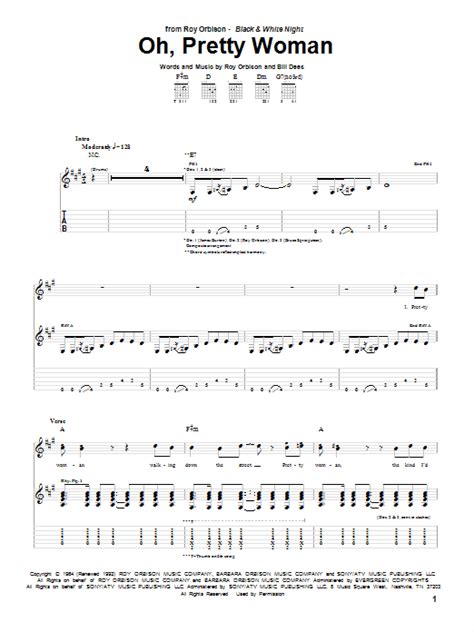 Roy Orbison Guitar Chords