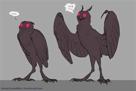 Even More Mothman By Animelionessmika On Deviantart