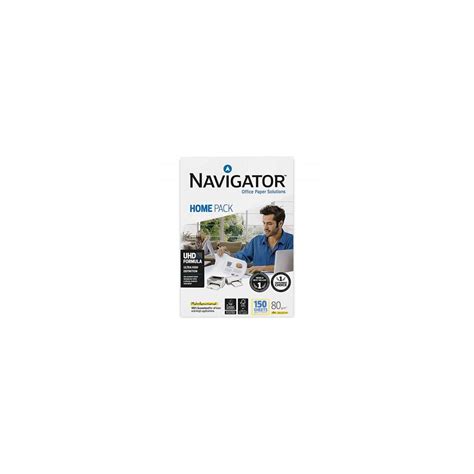 Papel 080gr Fotocopia A4 Navigator Home Pack 1x150fls Maxone