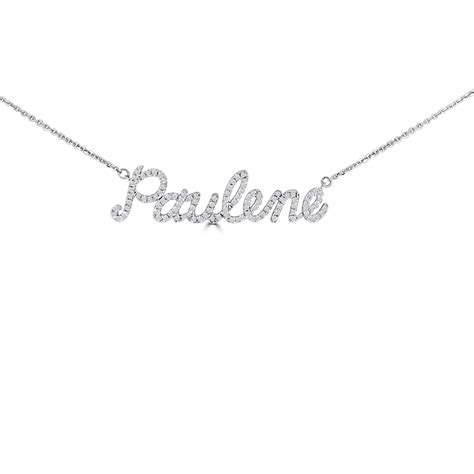 Diamond Name Necklace - Temelli Jewellery