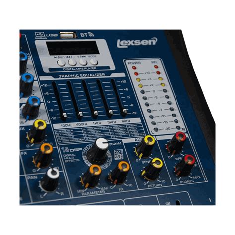 Mesa Lexsen Lmx Usb Canais Efeitos Interface Mesa Lexsen Lmx Usb