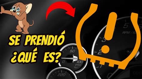 Que Significa la Luz Testiga TPMS en un Automóvil LUZ DE PRESIÓN