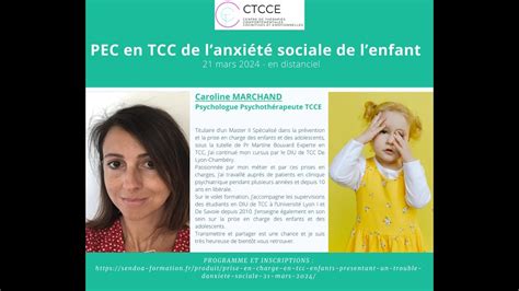 Pec En Tcc De Lanxi T Sociale De Lenfant Mars Avec