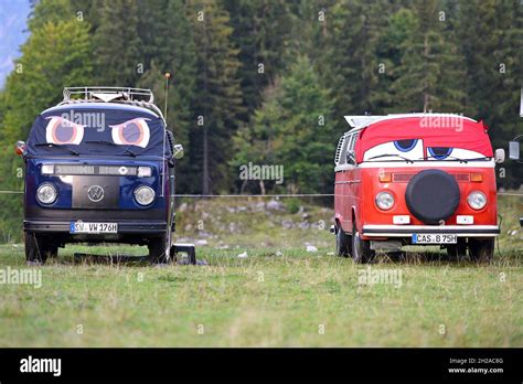 Vw Klassiker Auf Der Postalm Salzburg Sterreich Jedes Jahr Im