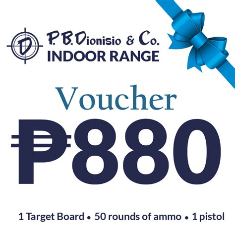 Indoor Range Promo Voucher - PBDionisioCo