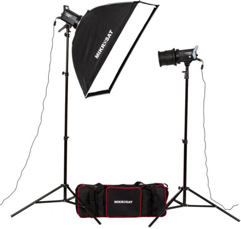 V S Rl S Godox La Bi Dupla Led L Mpa Szett Softbox Spot Sz K T