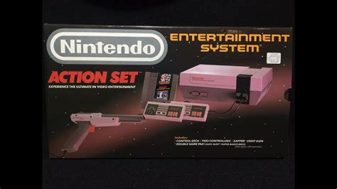 Nintendo Entertainment System NES ACTION SET Vintage 1988 New Use As