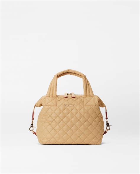 MZ Wallace Camel Small Sutton Deluxe In Natural Lyst