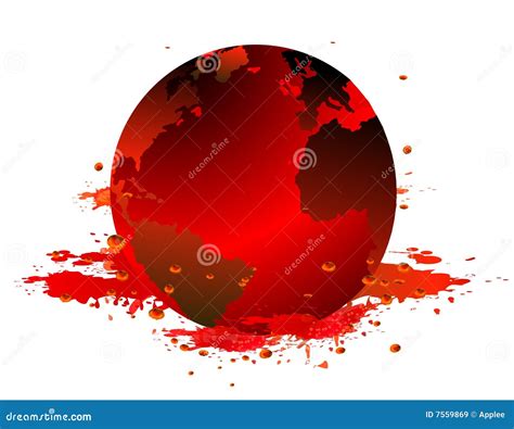 Earth And Blood Royalty Free Stock Images Image 7559869