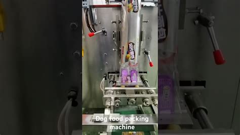 Vertical Pouch Packaging Machine For 100g Pet Food Bags Coil