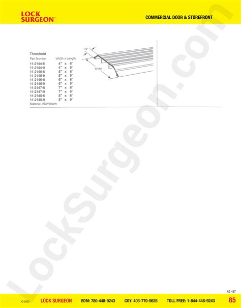 Lock Surgeon Commercial Door Storefront Repair