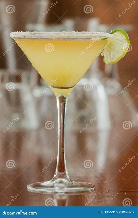 Margarita Martini Stock Image Image Of Alcohol Garnish 31155315