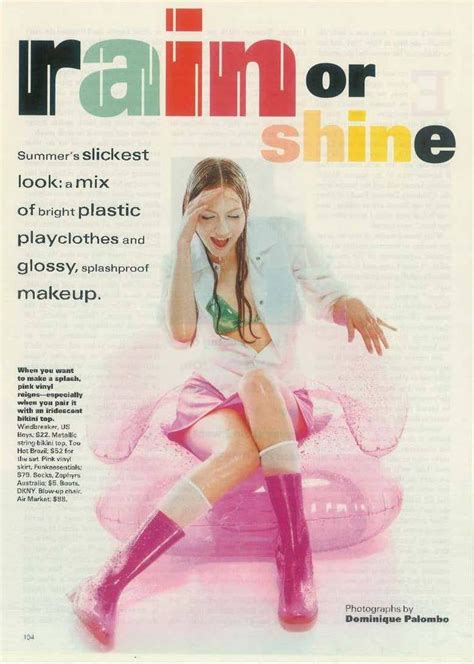 Institute For Y2k Aesthetics — ‘rain Or Shine Seventeen Magazine