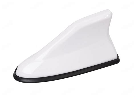 Huuso Hybrid Aero Shark Fin Antenna Upgraded Color White Shark