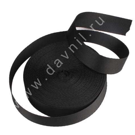 Стропа 2,5 см 13 метров чёрная 27 - купить с доставкой по выгодным ...