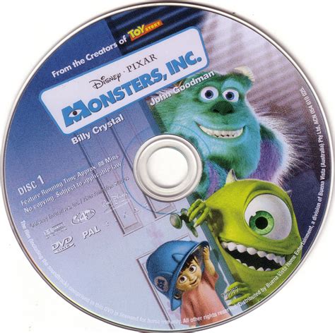 Monsters Inc Dvd Menu Disc 1