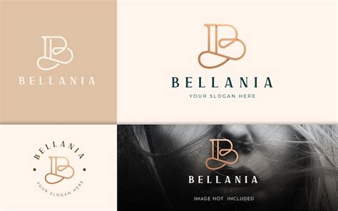 Elegantes Luxus Buchstaben B Monogramm Logo Design Premium Vektor