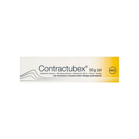 Contractubex 50 j m 100 mg 10 mg g żel na blizny 50 g