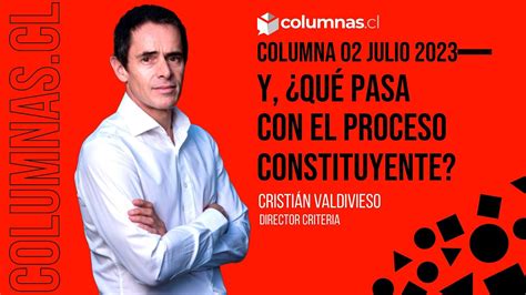 Columna De Cristi N Valdivieso Y Qu Pasa Con El Proceso