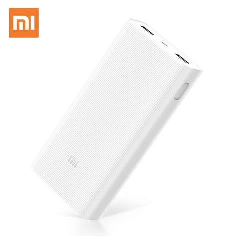 Original Xiaomi mi Power Bank 20000mAh 2C carga rápida QC3 0 cargador