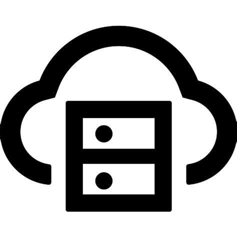 Cloud Server Icon Svg Png Free Download