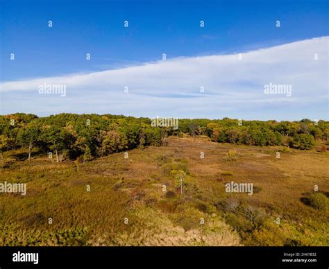 Aerial View The University Of Wisconsin Arboretum Madison Dane County