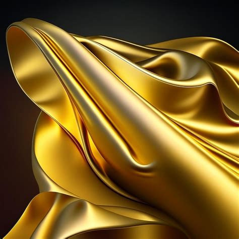 Premium Photo | Close up gold silk fabric texture background gold silk ...