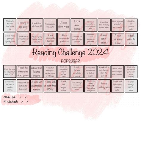 Popsugar Reading Challenge 2025 Rules For Students Tomi Leanna