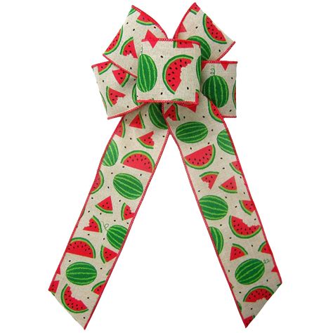 amazoncom  watermelon slices fruit bow  alpine holiday bows