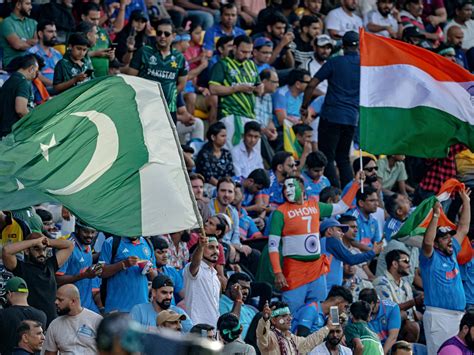 India Vs Pakistan Partita Della Coppa Del Mondo T20 Squadre Testa A