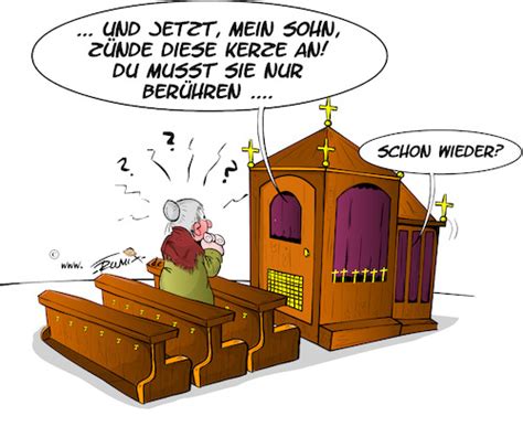 Damals In Einer Kleinen Kirche Von Trumix Religion Cartoon TOONPOOL