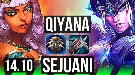 Qiyana Vs Sejuani Jgl Legendary Games Euw Master