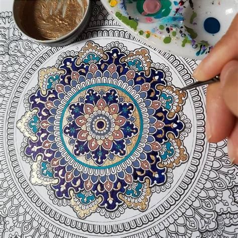 Pin By Selda Dalarslan On Mandala Tezhip Art Mandala Art Mandala