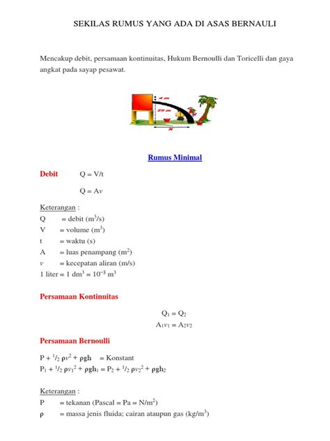 Detail Contoh Soal Hukum Bernoulli Koleksi Nomer