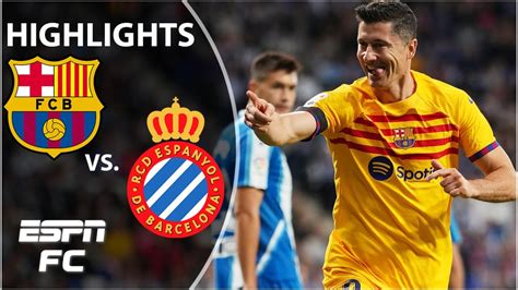 Laliga Champions Espanyol Vs Barcelona Laliga Highlights Espn