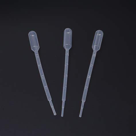 1ml 3ml Laboratory Lab Graduated Pasteur Pipette Clear Transparent