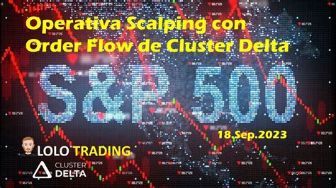 Scalping SP500 En CFDs Con Volumen Real Y Order Flow De Cluster Delta