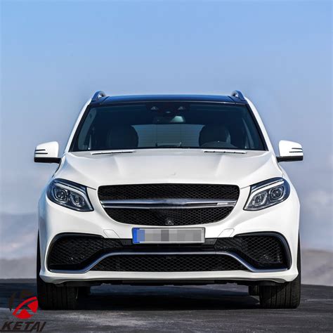 Car Body Kit For Mercedes Benz W166 Upgrade To Gle63 Amg Model With Front Bumper Grille Hood