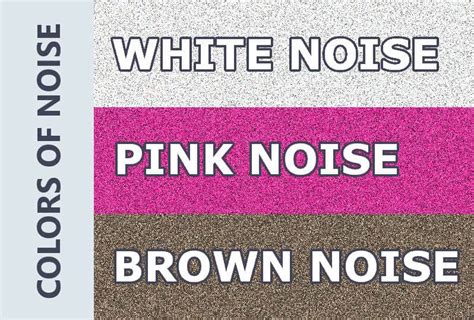 White Noise vs. Pink Noise vs. Brown Noise: Definitions & Examples