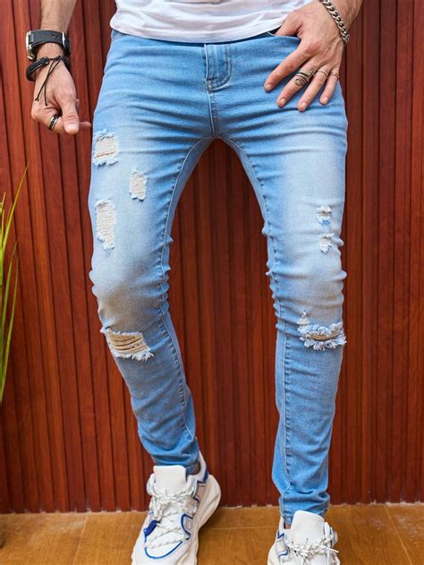 Wholesale Fashion Mens Jeans High Quality Jeans Stretch Black Color For Mens Denim Cargo Pants