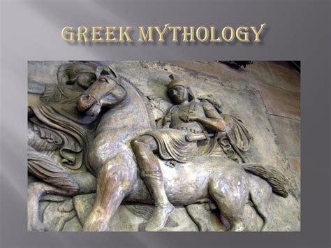 Introduction To Greek Mythology Powerpoint