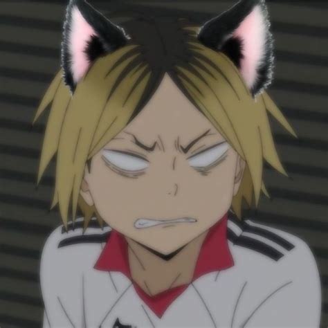 Kenma W Cat Ears Icon Made By Me Anime Cat Ears Anime Cat Boy