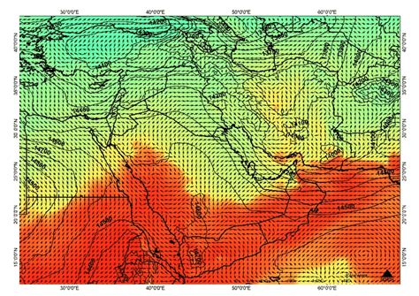 Contours Indicate The Daily 850 Hpa Geopotential Heights M Overlaid