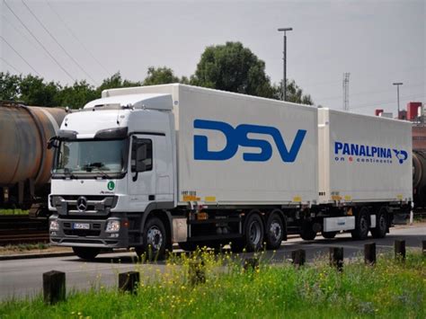 DSV Panalpina Lkw Transporte Brechen Ein